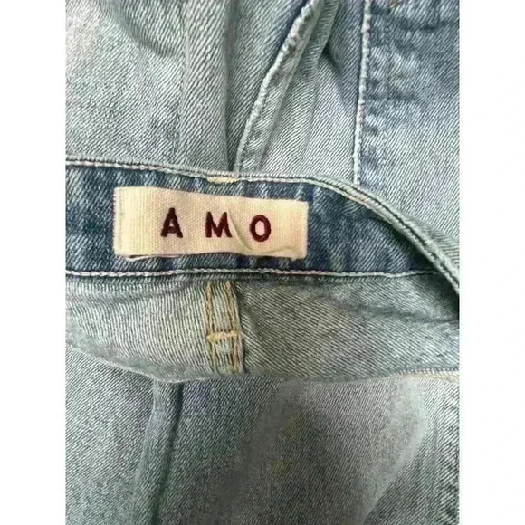 AMO KICK CROP SWEET CHEEKS MIDRISE JEAN SIZE 30 - Picture 6 of 7